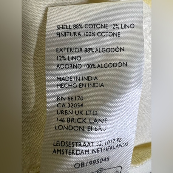 Free People Whitney Midi Skirt Yellow size Yellow - Picture 9 of 10